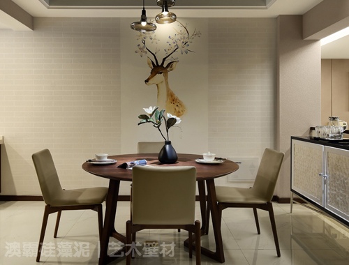 硅藻泥助力餐厅装修健康环保新选择(图5)