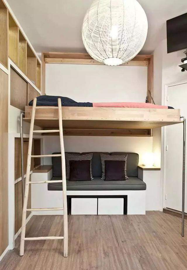 小卧室家具布置技巧:节省空间不压抑(图5) 小卧室,如何做家具布置设计