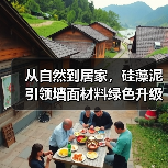 从自然到居家，硅藻泥引领墙面材料绿色升级