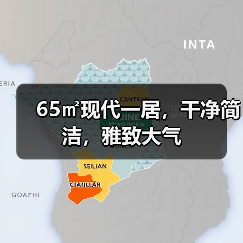 65㎡现代一居，干净简洁，雅致大气（图2）