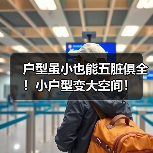 户型虽小也能五脏俱全!小户型变大空间!(图3) 户型虽小也能五脏俱全!小户型变大空间!(图3)