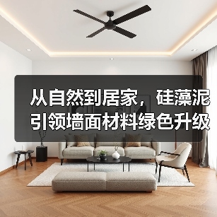 从自然到居家，硅藻泥引领墙面材料绿色升级（图3）