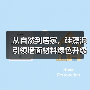 从自然到居家，硅藻泥引领墙面材料绿色升级（图1）