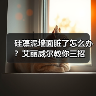 硅藻泥墙面脏了怎么办？艾丽威尔教你三招（图1）