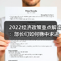 2022经济政策重点解读:部长们如何稳中求进?(图1) 2022经济政策重点解读:部长们如何稳中求进?(图1)