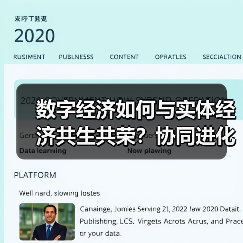数字经济如何与实体经济共生共荣?协同进化新路径(图2) 数字经济如何与实体经济共生共荣?协同进化新路径(图2)
