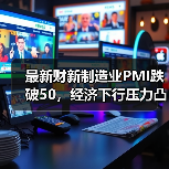 最新财新制造业PMI跌破50，经济下行压力凸显？（图3）
