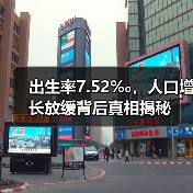 出生率7.52‰,人口增长放缓背后真相揭秘(图3) 出生率7.52‰,人口增长放缓背后真相揭秘(图3)