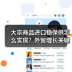 大宗商品进口稳保供怎么实现?外贸增长关键策略(图3) 大宗商品进口稳保供怎么实现?外贸增长关键策略(图3)
