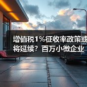 增值税1%征收率政策或将延续？百万小微企业迎来新利好（图3）