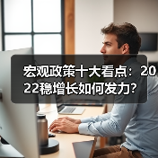 宏观政策十大看点：2022稳增长如何发力？（图1）