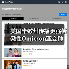 美国半数州传播更强传染性Omicron亚变种(图1) 美国半数州传播更强传染性Omicron亚变种(图1)