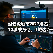 副省级城市GDP排名:10城破万亿,4城达7千亿(图2) 副省级城市GDP排名:10城破万亿,4城达7千亿(图2)
