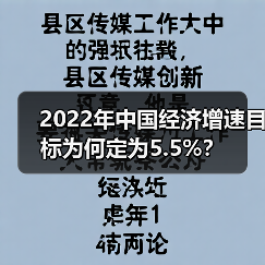 2022年中国经济增速目标为何定为5.5%?(图3) 2022年中国经济增速目标为何定为5.5%?(图3)