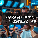 副省级城市GDP大比拼:10城突破万亿,4城迈入7千亿梯队(图1) 副省级城市GDP大比拼:10城突破万亿,4城迈入7千亿梯队(图1)