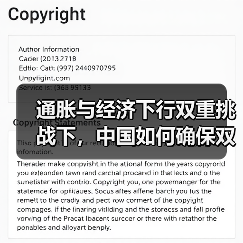 通胀与经济下行双重挑战下,中国如何确保双增长?(图2) 通胀与经济下行双重挑战下,中国如何确保双增长?(图2)