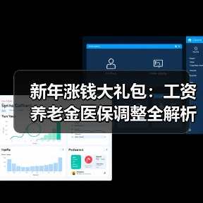 新年涨钱大礼包：工资养老金医保调整全解析（图1）
