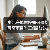 水泥产能置换如何遏制两高项目?工信部发力绿色工业转型(图2) 水泥产能置换如何遏制两高项目?工信部发力绿色工业转型(图2)