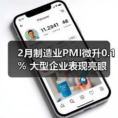 2月制造业PMI微升0.1% 大型企业表现亮眼(图2) 2月制造业PMI微升0.1% 大型企业表现亮眼(图2)