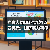广东人均GDP突破1.5万美元，经济实力再攀高峰（图1）
