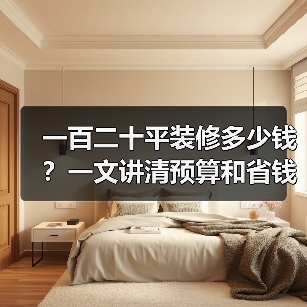 一百二十平装修多少钱？一文讲清预算和省钱技巧