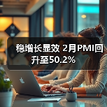 稳增长显效 2月PMI回升至50.2%（图1）