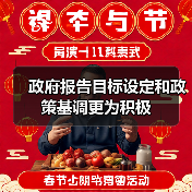 政府报告目标设定和政策基调更为积极（图4）