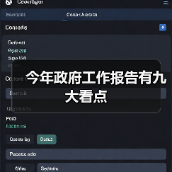 今年政府工作报告有九大看点（图4）