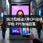 统计局解读2月CPI总体平稳 PPI涨幅回落（图2）