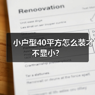 小户型40平方怎么装才不显小？（图1）
