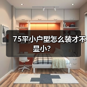 75平小户型怎么装才不显小？（图2）