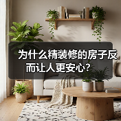 为什么精装修的房子反而让人更安心?(图1) 为什么精装修的房子反而让人更安心?(图1)
