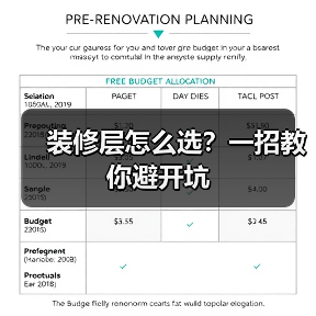 装修层怎么选？一招教你避开坑（图2）