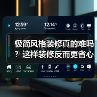 极简风格装修真的难吗？这样装修反而更省心（图4）