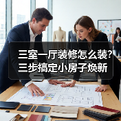 三室一厅装修怎么装？三步搞定小房子焕新（图1）