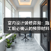 室内设计装修咨询:施工前必确认的预算材料风格细节(图4) 室内设计装修咨询:施工前必确认的预算材料风格细节(图4)