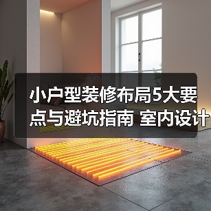 小户型装修布局5大要点与避坑指南 室内设计装修咨询（图3）