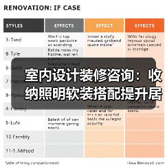 室内设计装修咨询：收纳照明软装搭配提升居住舒适度（图1）