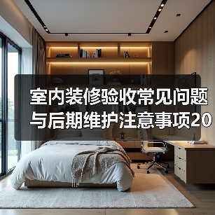 室内装修验收常见问题与后期维护注意事项2026（图3）