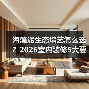 海藻泥生态墙艺怎么选?2026室内装修5大要点与避坑指南(图3) 海藻泥生态墙艺怎么选?2026室内装修5大要点与避坑指南(图3)