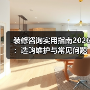 装修咨询实用指南2026:选购维护与常见问题全解析(图2) 装修咨询实用指南2026:选购维护与常见问题全解析(图2)