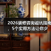 2026装修咨询避坑指南，5个实用方法让你少花冤枉钱（图3）