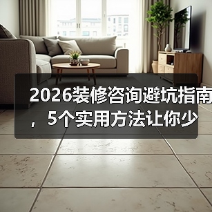 2026装修咨询避坑指南，5个实用方法让你少花冤枉钱（图4）