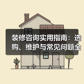 装修咨询实用指南：选购、维护与常见问题全解析（图2）