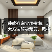 装修咨询实用指南：5大方法解决预算、风格与避坑难题（图2）