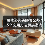 装修咨询头疼怎么办？5个实用方法解决室内设计难题（图1）