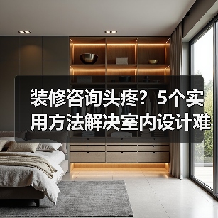 装修咨询头疼？5个实用方法解决室内设计难题（图1）