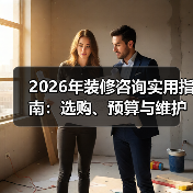 2026年装修咨询实用指南：选购、预算与维护常见问题解析（图1）